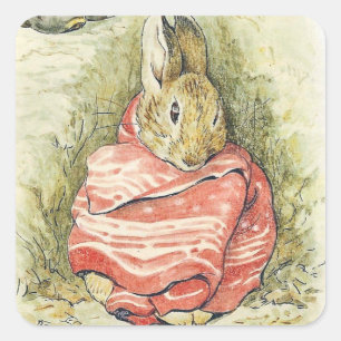 Sticker Carré Beatrix Potter Rabbit