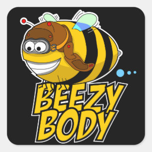 Sticker Carré Béezy Body Abey