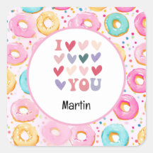 Beignet je t'aime pour la Saint-Valentin