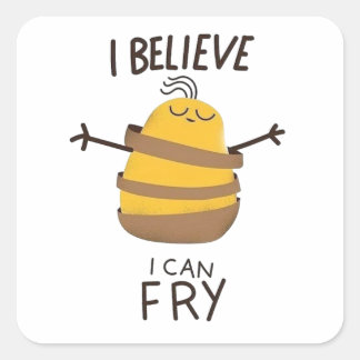 Sticker Carré Believe 