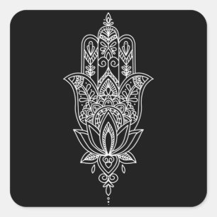 Sticker Carré 💝 🕉 Belle main Fatimas