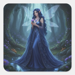 Sticker Carré Belle Septembre Sapphire Fairy