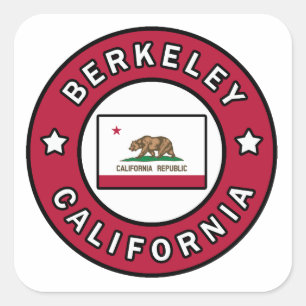 Sticker Carré Berkeley Californie
