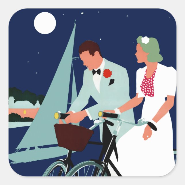 Sticker Carré Bermudes (Devant)