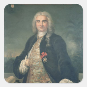 Sticker Carré Bertrand-Francois Mahe de la Bourdonnais