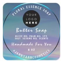Beurre Soap Cosmétiques Holographe logo artisanal