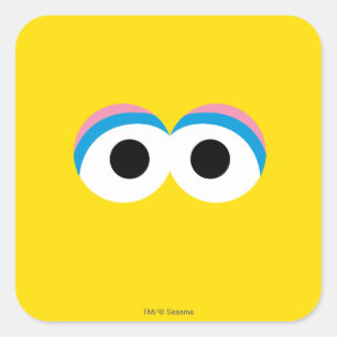 Sticker Carré Big Bird Big Face