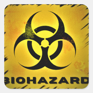 Sticker Carré Biodanger