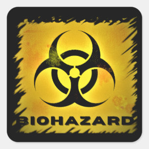Sticker Carré Biodanger