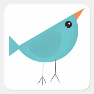 Sticker Carré Birdy