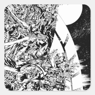 Sticker Carré Blackest Night Group et Moon 2