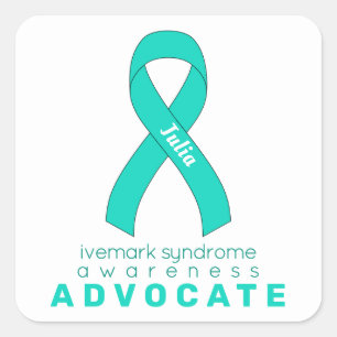 Sticker Carré blanc Ivemark Syndrome Advocate