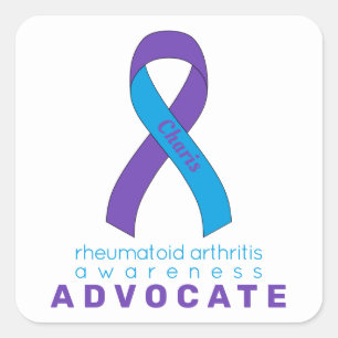 Sticker Carré blanc pour avocat contre l'arthrite