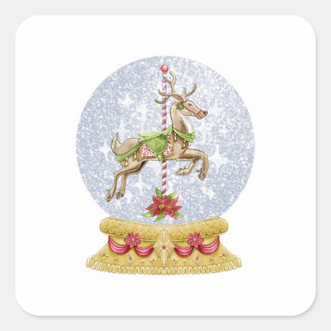 Sticker Carré Blanche-Neige (Devant)