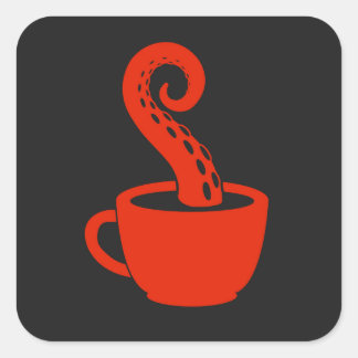 Sticker Carré BLC Logo Sticker, noir