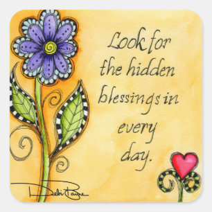 Sticker Carré Blessings de Hidden