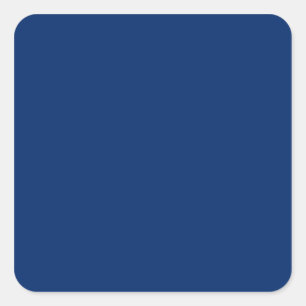 Sticker Carré Bleu américain