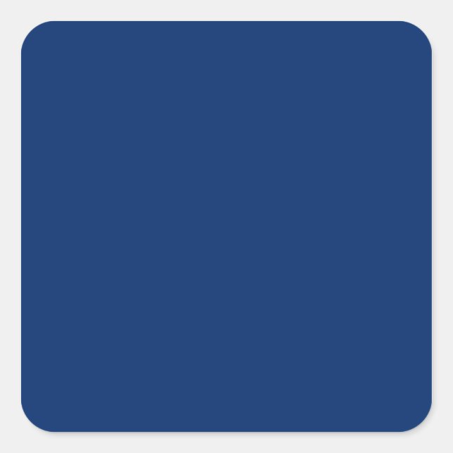 Sticker Carré Bleu américain (Devant)