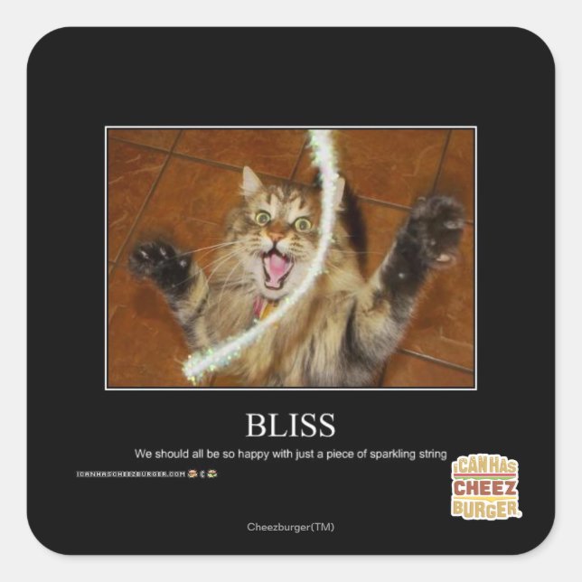 Sticker Carré Bliss (Devant)