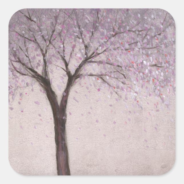 Sticker Carré Blossom Printemps II (Devant)