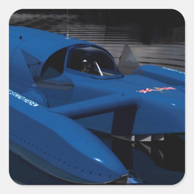 Sticker Carré Bluebird K7 (Devant)