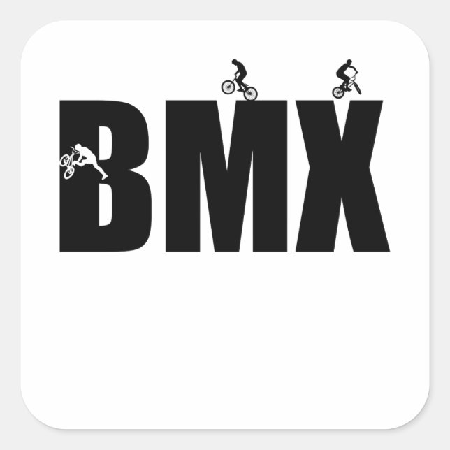 Sticker Carré Bmx (Devant)