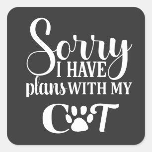 Sticker Carré Boîtes à litière de chats