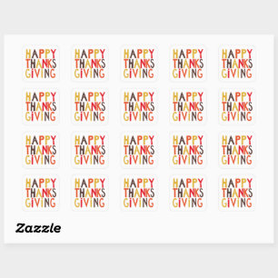 STICKER CARRÉ BON THANKSGIVING !