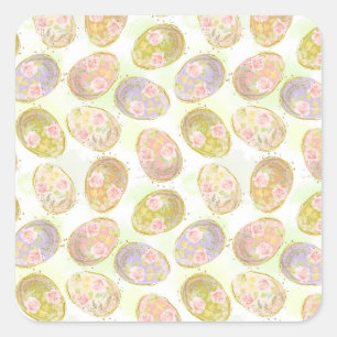 Sticker Carré Bonbons de Pâques