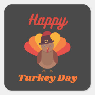 Sticker Carré Bonne fête de la Turquie