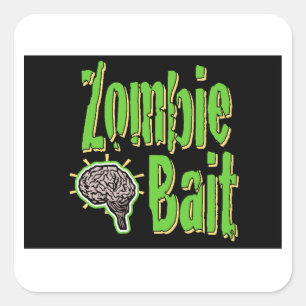Sticker Carré Bonnet à appât Zombie BG