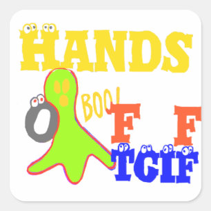 Sticker Carré Boo d'or ! Fille TGIF Merci Dieu Son Vendredi Haku