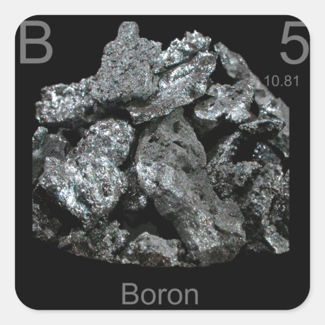 Sticker Carré boron (Devant)