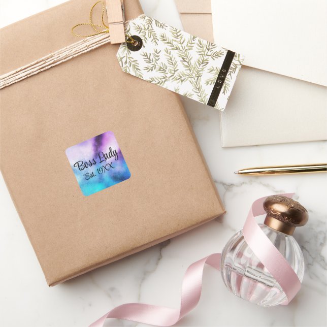 Sticker Carré Bossy Lady Est. (Cadeaux)