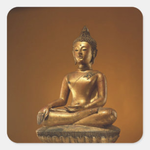 Sticker Carré Bouddha