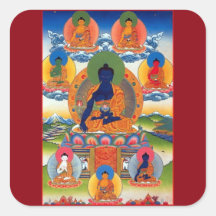 Bouddha de la médecine Art bouddhiste tibétain