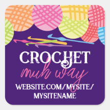 Boules de couleurs personnalisées de fil crochet c
