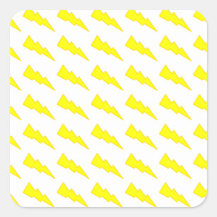 Sticker Carré Boulons de foudre