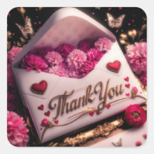 Bouquet de fleurs « Merci »