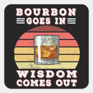 Sticker Carré Bourbon sort la sagesse