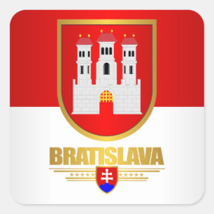 Sticker Carré Bratislava