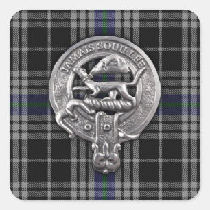 Sticker Carré Breizh Crest & Tartan National Breizh
