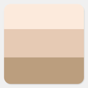 Sticker Carré Brown Ombre strié