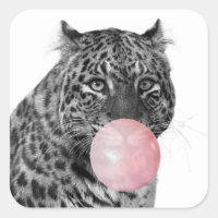 Bubble Gum Chat Tacheté Noir et Blanc Panther Cat