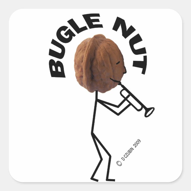 Sticker Carré Bugle Nut (Devant)