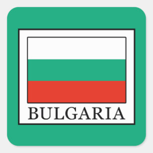 Sticker Carré Bulgarie