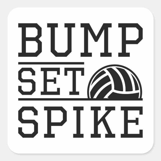 Sticker Carré Bump Set Spike (Devant)