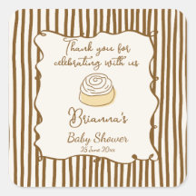 Bun au four cadeau de baby shower