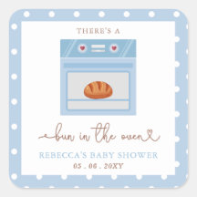 Bun Dans Le Baby shower Bébé Bleu Four