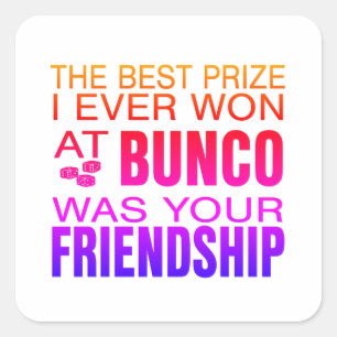 Sticker Carré Bunco Dice